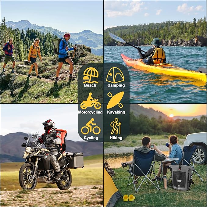 OSAH DRYPAK Waterproof Backpack Dry Bag 35L/55L/85L – Heavy Duty Roll-Top Hiking Backpack for Travel, Kayaking, Boating, Camping, Rafting and Fishing