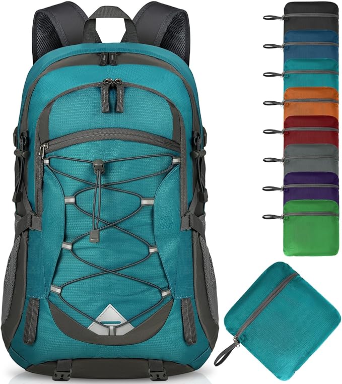 IGOLUMON Hiking Backpack 40L Packable Lightweight Camping Backpack Men Women Waterproof Hiking Daypack Outdoor Travel Daypack