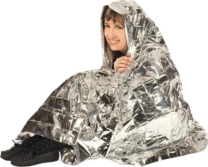 Emergency Mylar Blanket 52" x 84" - Pack of 12 Blankets