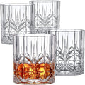 Amazing Abby - Whitney - 14-Ounce Plastic Whiskey Glasses (Set of 4), Plastic Wine Glasses, Reusable, BPA-Free, Shatter-Proof, Dishwasher-Safe, Perfect for Poolside, Outdoors, Camping, and More