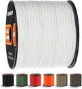 WEREWOLVES 650lb Paracord/Parachute Cord - 9 Strand Paracord Rope - 100', 200' Spools of Parachute Cord, Type III Paracord for Camping, Survival