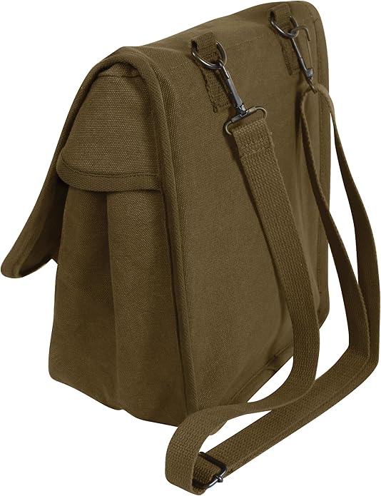 Rothco Canvas Map Case Shoulder Bag – Rugged Crossbody EDC Utility Storage