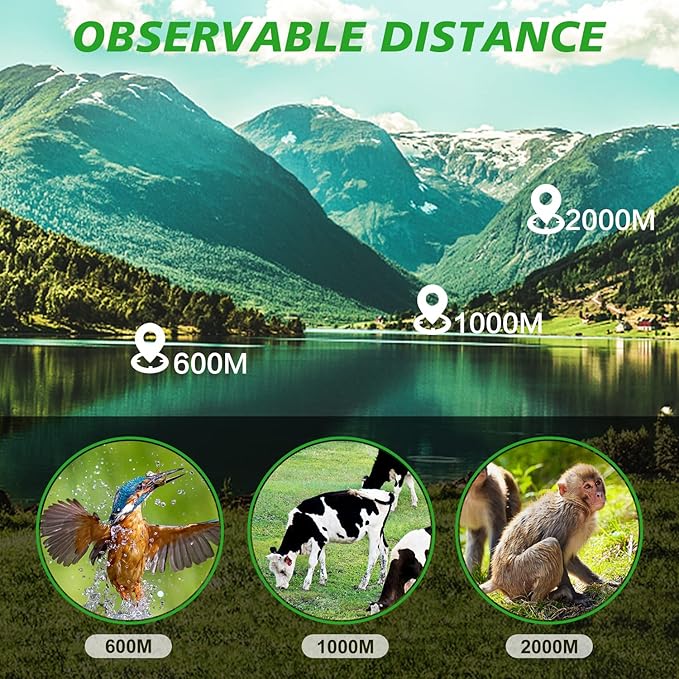 16X52 Monocular, Birthday Gifts for Men Dad Husband Him, Telescope High Powered for Adults, 2023 Power Prism Compact Monoculars for Adults Kids, Gadgets for Men, Valentines Gifts Ideas