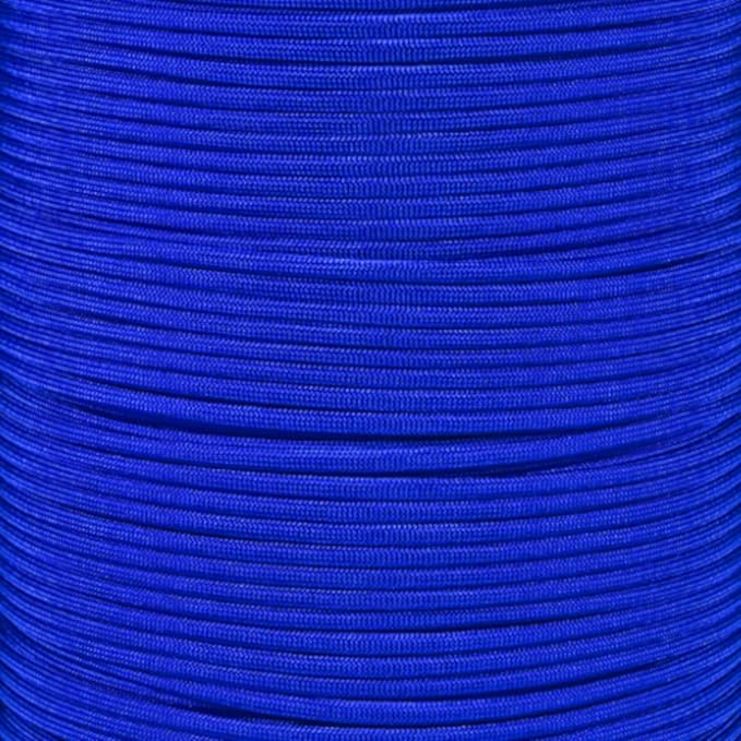 Paracord Planet Solid Color 550lb Paracord – 7 Strand Type III Nylon Cord for Indoor and Outdoor Tasks – Electric Blue (10 ft)