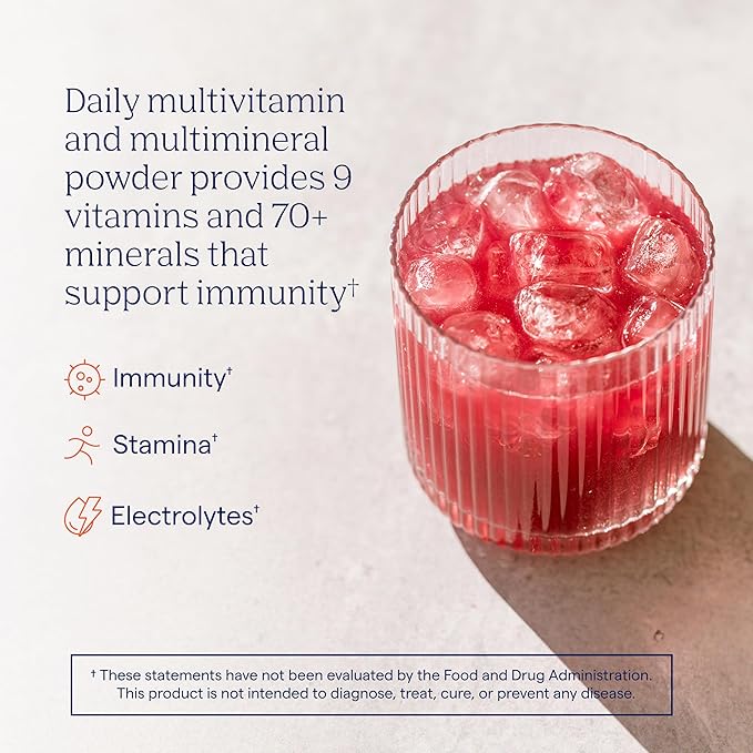 Trace Minerals | Power Pak Electrolyte Powder Packets | 1200 mg Vitamin C, Zinc, Magnesium | Boost Immunity, Hydration and Natural Energy | Concord Grape | 30 Packets