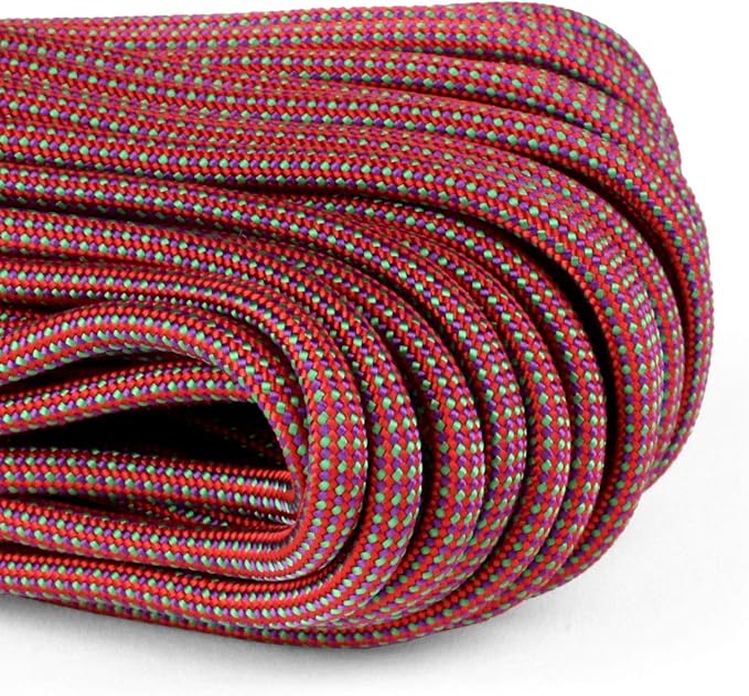 Atwood Rope MFG Color Changing 550 Paracord 100 Feet 7-Strand Core Nylon Parachute Cord Outside Survival Gear Made in USA | Lanyards, Bracelets, Handle Wraps, Keychain
