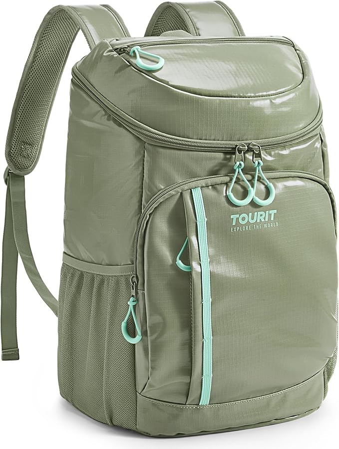 TOURIT Cooler Backpack Lightweight Insulated Backpack Cooler Leak-Proof for Men and Women, Sports Fan Coolers