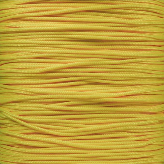 Paracord Planet 95lb Paracord – 1 Strand Type I Parachute Cord for Outdoors and DIY – Neon Yellow (100 ft)