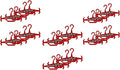 Tough Hook Original Heavy Duty Hangers – The Superhero of Hangers USA-Made, Anti-Slip ABS Resin Tactical Hanger for Police Gear, Scuba Gear & Dive BCD – DuraResin 200-lb Cap Wetsuit Hanger, 24 Red