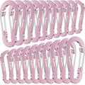 Aluminum Carabiner Clips- Set of 20,Carabiner Clip 2 inch
