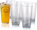 26-ounce Acrylic Highball Glasses Plastic Tumbler Larger Drinking Glasses, set of 6 Clear