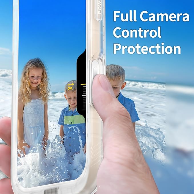 SPORTLINK for iPhone 16 Pro Max Case - IP68 Waterproof Military Protective Full Body Heavy Duty Shockproof 360 Sealed Dustproof with Screen Protector Cover for i Phone 16 Pro Max 6.9" Frosted Clear