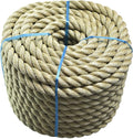 1 inch x 100 feet Twisted ProManila - UnManila Rope, Tan Twisted 3 Strand Polypropylene Rope Cordage for Marine, Nautical, DIY Projects, Tie Downs