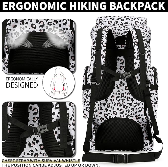 Hiking Backpack for Men 70L/100L Camping Backpack Military Rucksack Molle 3 Days Assault Pack for Climbing | Camping Backpack, 3 Days Assault Pack, for Climbing