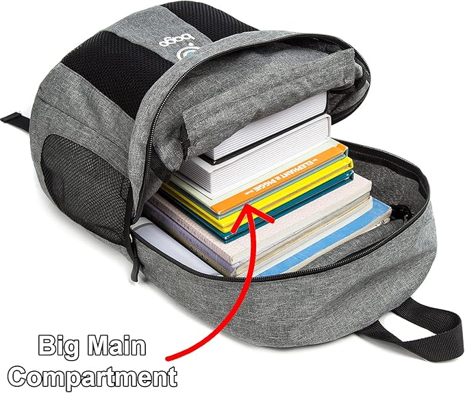 Bago Lightweight Small Hiking Backpack for Women and Men - 25L Travel Day Pack - Foldable Hiking Daypack Ultralight for Camping Outdoor Sports - Day Bag Packable Backpack for Travel (SnowGray)