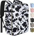 Capolo Travel Backpack for Women Men Waterproof Laptop Backpack Airlines Approved Carry On Backpack Bag Computer Bag for Business, Work, Traveling Fits 17 Inch Laptop(Cow Print)