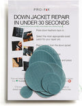 Self-Adhesive Waterproof Repair Patch Kit - 30-Second Fix for Down Jackets, Tents, Sleeping Bags, Backpacks, Outdoor and Camping Gear - Pre-Cut Nylon Ripstop Patches, Multiple Colors - Light Gray