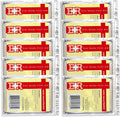 Ever Ready First Aid Mylar Rescue Blanket, Large Silver Thermal Sheet for Emergency and Survival, 54” x 84” – 10 Count