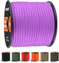 WEREWOLVES 650lb Paracord/Parachute Cord - 9 Strand Paracord Rope - 100', 200' Spools of Parachute Cord, Type III Paracord for Camping, Survival