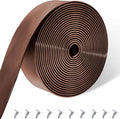 Vinyl Straps for Patio Chair Repair Kit 2'' Wide 10 Ft Long Replacement Straps + 10 Free Rivets for Outdoor Lawn Furniture Chaise Lounge Repair (Brown)