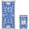 Dock & Bay Beach Towel - Quick Dry, Sand Free - Compact, Lightweight - 100% Recycled - Includes Bag - Ocean Treasure - Large (160x90cm, 63x35)