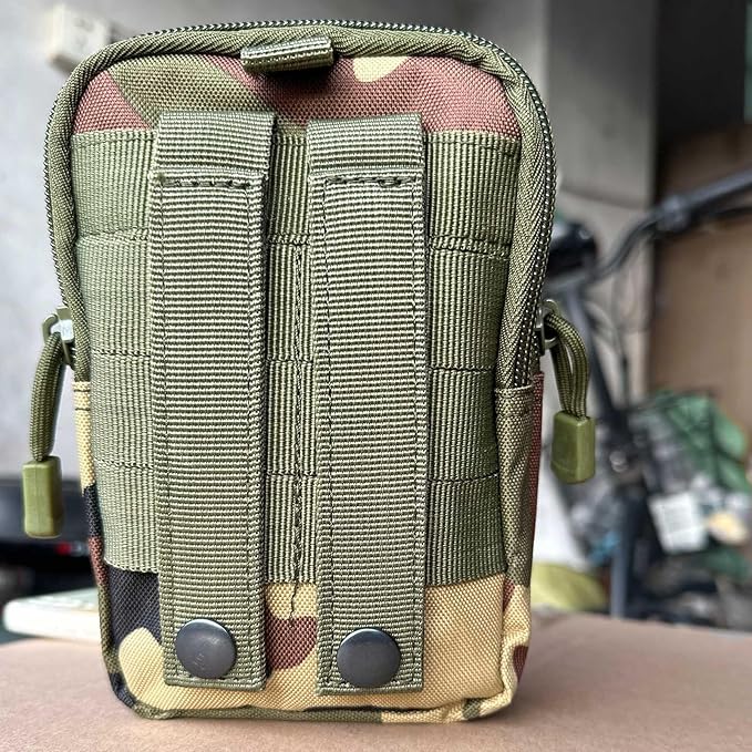 Belt Pouch, Tactical Molle Phone Pouch EDC Utility Pouches Waist Bag, Small Cell Phone Holster Gear Tool Gadget Pocket for Men