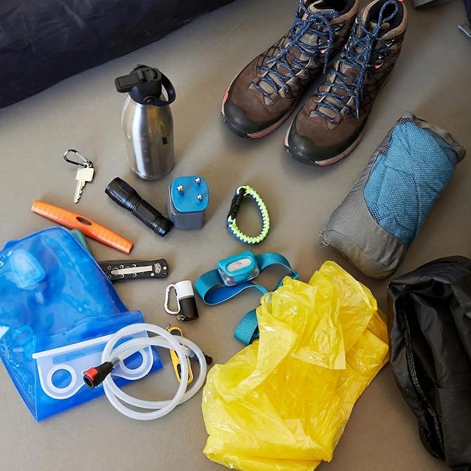 Quick Connection Kit for Water Reservoir Quick Connect Replacement Food-Grade Heat-Resistant for Hydration Bladders with 1/4" ID Silicone Tubing for Outdoor Camping Cycling Running
