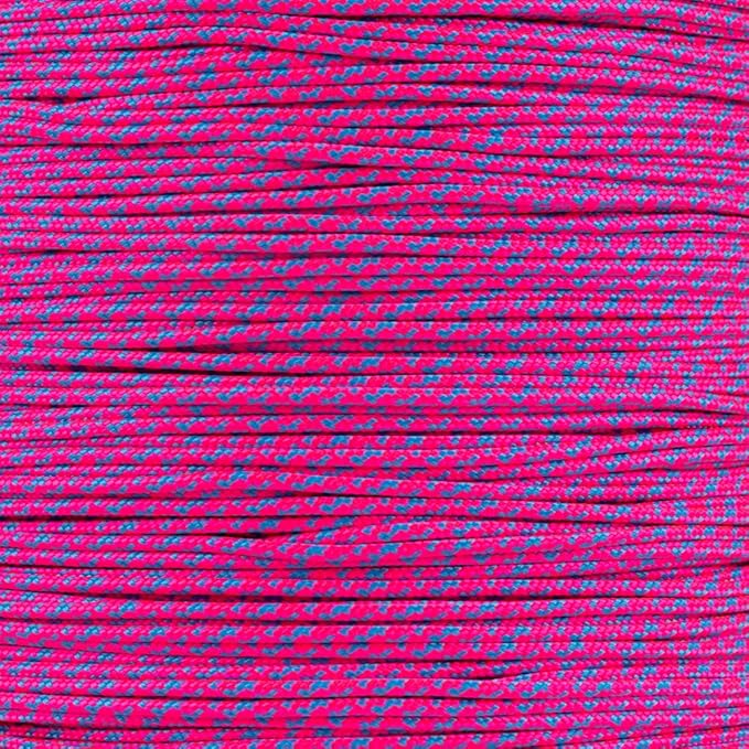 Paracord Planet 325 Paracord – 3 mm Type II Nylon Parachute Cord with 3 Inner Strands (Razzmataz, 250 ft)
