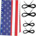 Queekay Chair Replacement Fabric with 4 Bungee Cord Lounge Chair Cloth Mesh Repair Kit for Patio Recliner Outdoor Lawn Pool (63 x 17 Inch,National Flag)