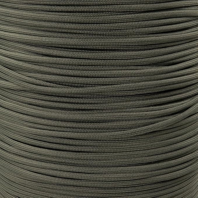 Paracord Planet Solid Color 550lb Paracord – 7 Strand Type III Nylon Cord for Indoor and Outdoor Tasks – Basil (10 ft)