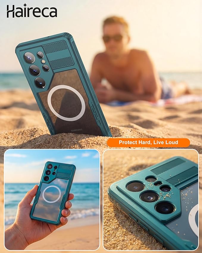 for Samsung Galaxy S26+ Plus Waterproof Case, [Fit for Magsafe] [IP68 Water Proof] [Built-in Screen Protector], Magnetic Heavy Duty Military Grade Rugged Phone Case for S 26+ Plus 6.7", Teal