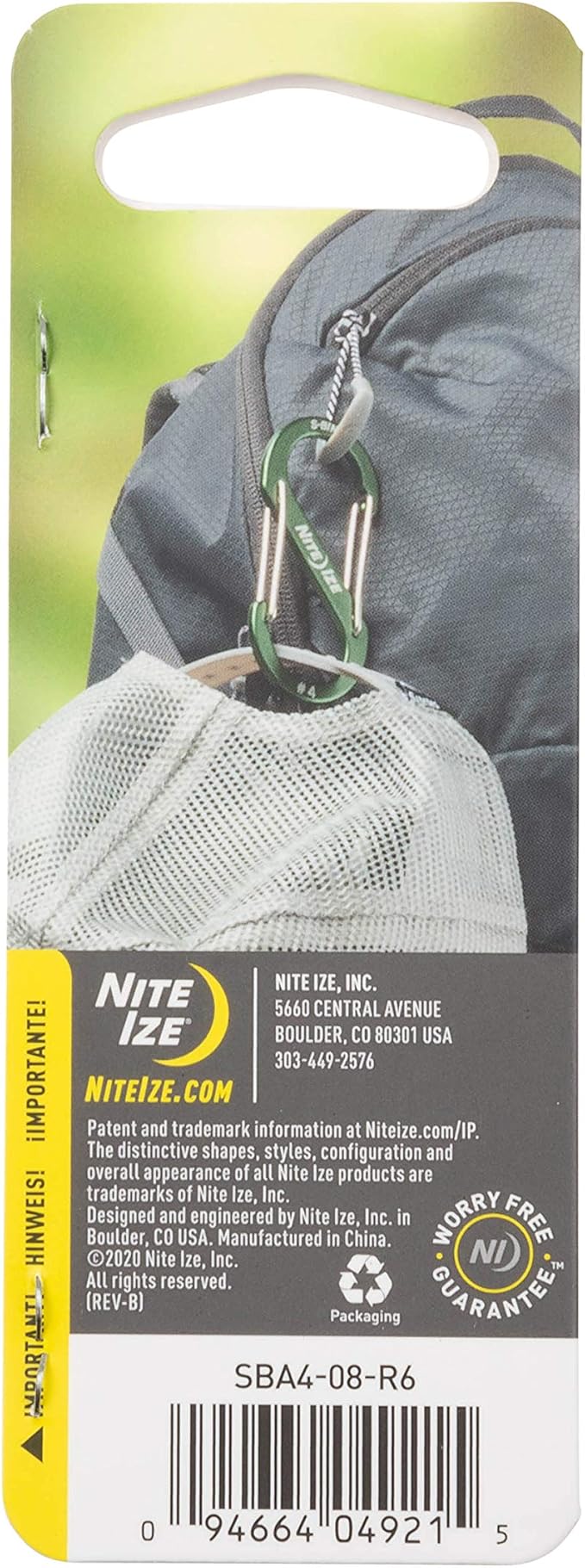 Nite IZE S-Biner Dual Carabiner Aluminum