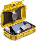 Evergreen 56 Dry Box - EDC Tough Protective Case USA Made for Organization of Cameras, Phones, Camping, Fishing, Hiking, Water Sports (Yellow)