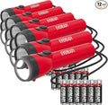Eveready LED Flashlights, Bright Flashlights for Emergencies and Camping Gear, Power Outage Flash Light, AA Batteries Included (Pack of 12)