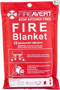 FireAvert Emergency Fire Blanket for Home and Kitchen – Fire Safety Blanket for Kitchen, Camping, Vehicles & More - 2 Pack