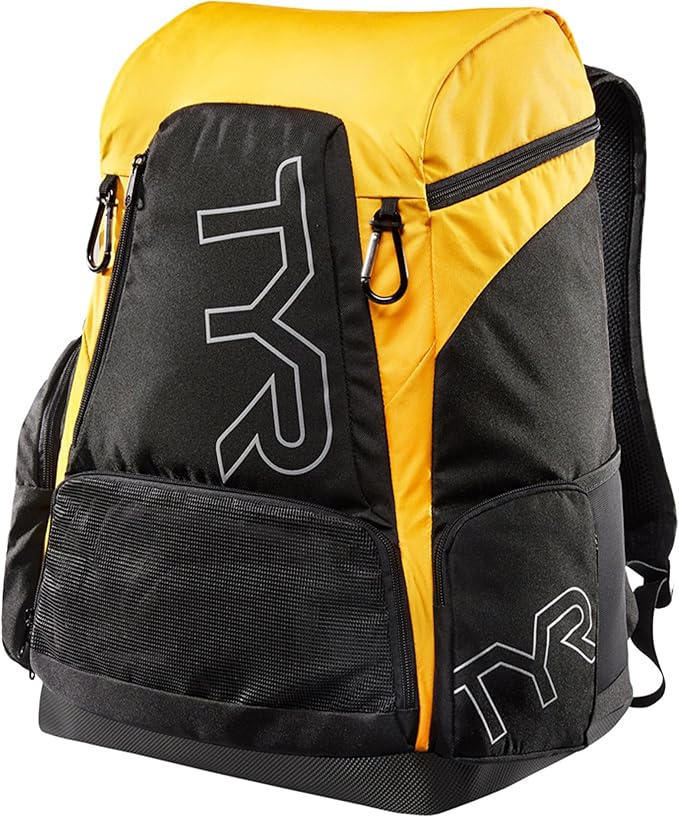 Alliance Backpack TYR Wet/Dry Athletic Gym and Pool Bag for Men and Women - Separate Wet/Dry Compartments, 45L Capacity, Ergonomic, Water-Resistant - Available in Team Colors