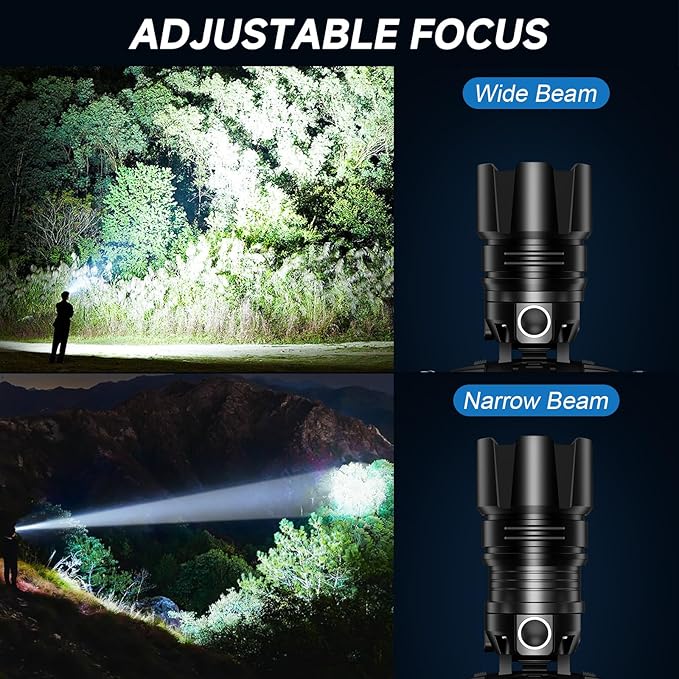 NiaoChao 2Pack Headlamp Rechargeable, 99000 LM Super Bright LED Head Lamp with 3 Modes, 90° Adjustable Head Lights for Forehead, 20+Hrs Runtime & IPX6 Waterproof HeadLamps for Camping Running