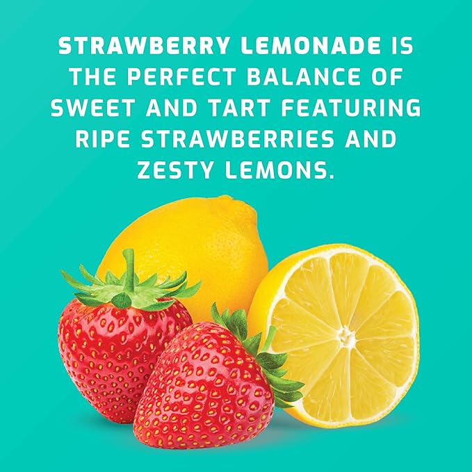 TRULABS Hydrate Electrolyte Drink Mix – Strawberry Lemon Flavor, Sugar-Free Hydration Packets with 1422 mg Electrolytes & 19 Vitamins & Minerals, Monk Fruit Sweetened, On-the-Go Sticks (16 Count)