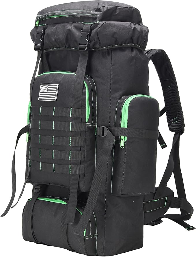 Hiking Backpack for Men 70L/100L Camping Backpack Military Rucksack Molle 3 Days Assault Pack for Climbing | Camping Backpack, 3 Days Assault Pack, for Climbing