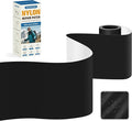KING MOUNTAIN Self Adhesive Nylon Fabric Repair Tape, 4×63 Inches, Quick Down Jacket Repair Patch, Waterproof Outdoor Gear Patch Kit for Tent,Backpacks,Umbrella, Gloves, Sleeping Bag (Black）