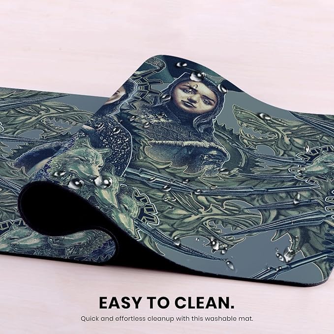 Head Case Designs Officially Licensed HBO Game of Thrones Robb, Sansa, Arya Graphic Art 23.62 x 11.81 x 0.12 inches (600 x 300 mm) - L Gaming Office Desk PC Keyboard Mouse Mat Pad