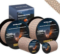 1000lb Paracord Rope, 4mm 12 Triple Strands Paracord, Heavy Duty Tactical Parachute Cord for Survival Gear, Camping, Hiking, and Ideal for Bracelets, Lanyards, Type III