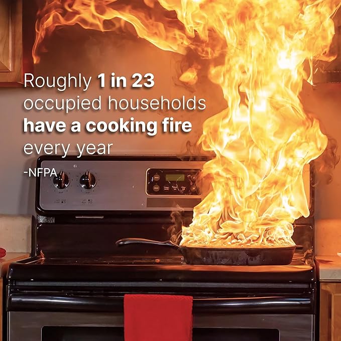 FireAvert - Electric Auto Stove Shut-Off Safety Device (3 or 4 Prong) - As Seen On Shark Tank (4-Prong)