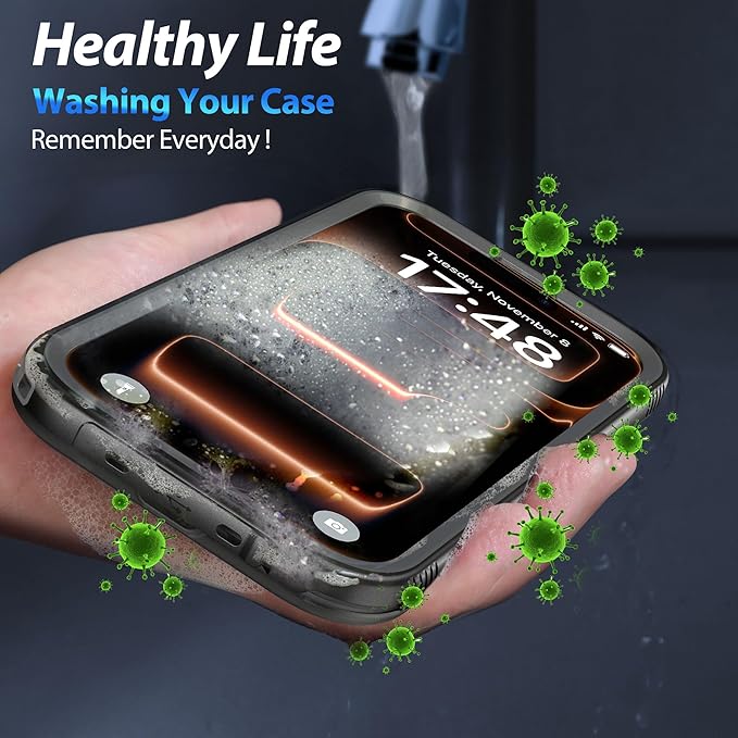 SPORTLINK for iPhone 17 Pro Max Case, IP68 Waterproof Military Protective Full Body Heavy Duty Shockproof 360 Sealed Dustproof with Camera Screen Protector Cover for i Phone 17 Pro Max 6.9" Mag/Black