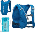 Nathan QuickStart Hydration Pack Vest with Bladder or flasks, Storage Pockets, Breathable Moisture-Wicking Fabric, Adjustable Straps for Running, Hiking, Walking, Marathons, Obstacle Races