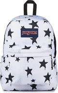 JanSport SuperBreak Plus Backpack with Padded 15-inch Laptop Sleeve and Integrated Bottle Pocket - Spacious and Durable Daypack for Work and Travel - Sprayed Stars Black