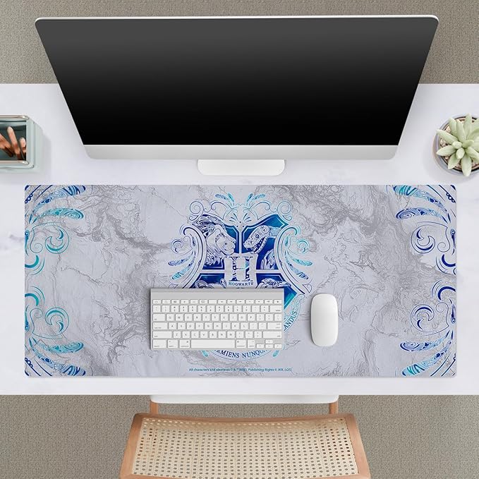 Head Case Designs Officially Licensed Harry Potter Hogwarts Aguamenti Graphics 37.4 x 15.75 x 0.16 inches (900 x 400 mm) - XL Gaming Office Desk PC Keyboard Mouse Mat Pad