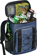 33 Cans Insulated Backpack Cooler - Leakproof Waterproof Lightweight Soft Coolers Bag for Camping Picnic Hiking Beach and Lunchbox Backpacks Bags-Leak Proof Ice Chest Back Pack