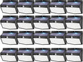 Peasur 20 Packs Solar Outdoor Lights Motion Sensor Solar Security Light Waterproof with 3 Lighting Modes Solar Powered Wall Lights Outside for Garden Fence Yard