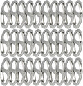 Small Carabiner Clips 1.6 inch(41mm) Metal Double Sided Spring Gate Snap Hooks Keychain Clasp Accessories